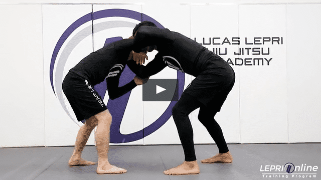 Back Take or Body Triangle from Standing Tie Up