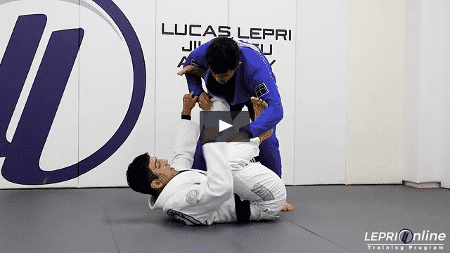 Maintaining Spider Guard to Sweep When Opponent Gets the Knee on Belly