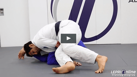 Single Leg Defense to Clock Choke