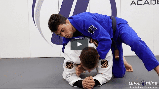 Clock Choke Submission when Opponent is in Turtle Position