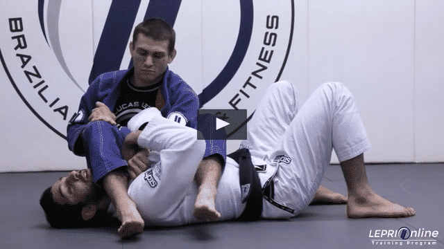 Escape from the Mounted Armbar Trapping the Leg of the Opponent
