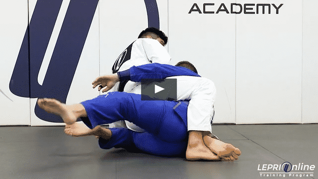 Closed Guard to Hip Bump Sweep to Back Take When Opponent Tries to Defend