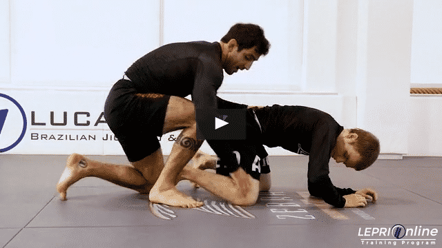 Head and Arm Choke from Standing Back Control