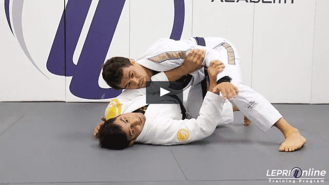 Guard Pass Escape by Blocking the Forearm