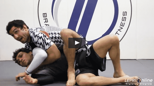 Half Guard Escape to Back Take to Rear Naked Choke Submission