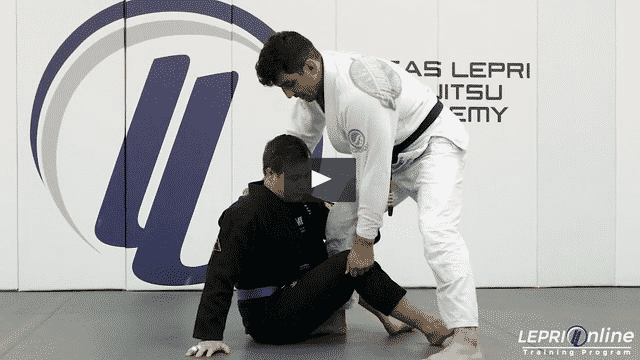 Sit Up Guard Counter to Knee On Belly