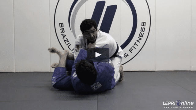 Knee Cut to Leg Drag Pass Against the Lasso with a Back Take and Double Lapel Choke