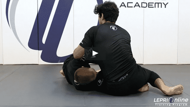 Side Control with Under Hook Attempt to Triangle When Opponent Pushes