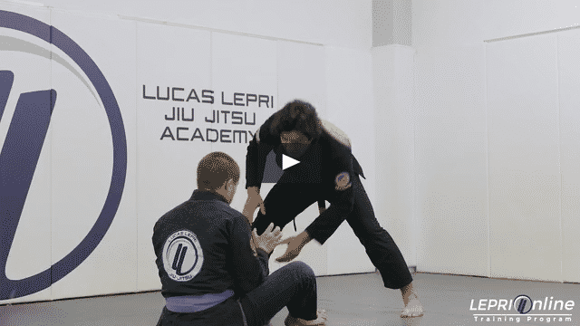Passing by Gripping Leg and Back to Side Control or Back Take