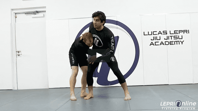Single Leg Counter to Ouchi Gari Takedown