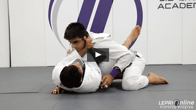 Cross Choke with Lapel Control from Closed Guard