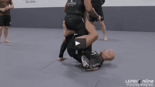 One Leg X Drill when Opponent is Too Close