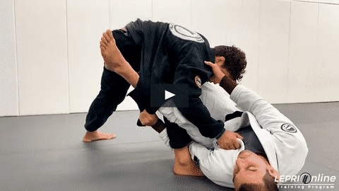 De La Riva with Lapel Control to Berimbolo Attempt to X Guard Sweep Variation