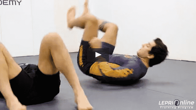 Knee Bar when Opponent Tries to Spin Under