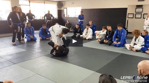 Using Headquarters Position to Pass the Open Guard