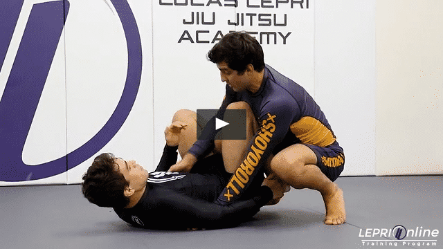 Knee Cut Pass Variation when Opponent Defends with Knee Shield