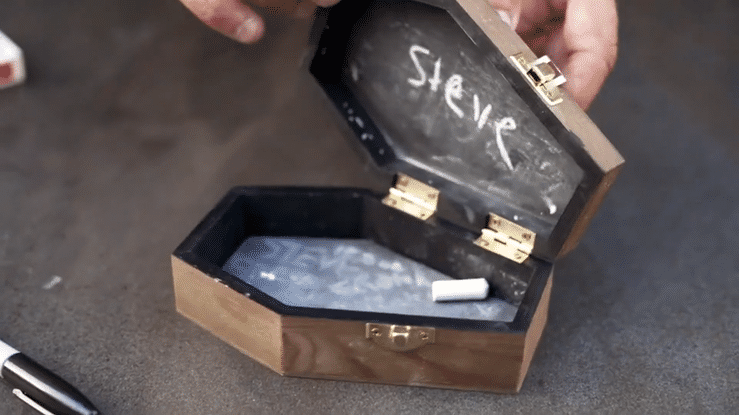 コフィン 棺 SilverCoffinスケルトン コフィン ゴシック棺桶クロス