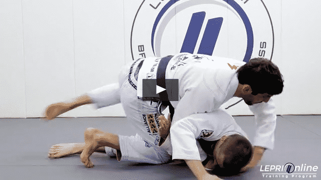 De La Riva Escape and Knee Cut Pass to Back Take