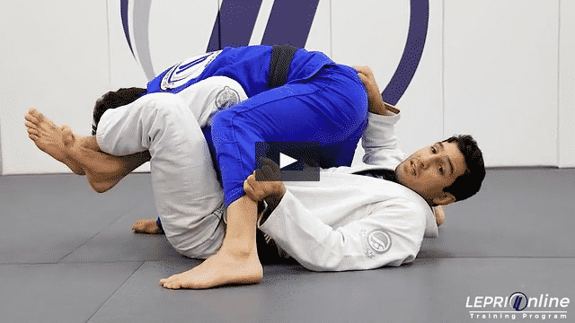Omoplata Attempt Variation from Closed Guard to Back Take when Opponent Steps Over