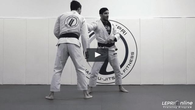 Collar Drag Ankle Pick Takedown