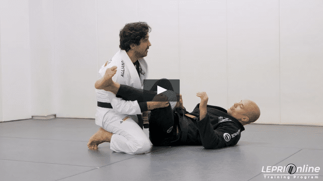 De La Riva to X Guard Sweep To Knee Bar