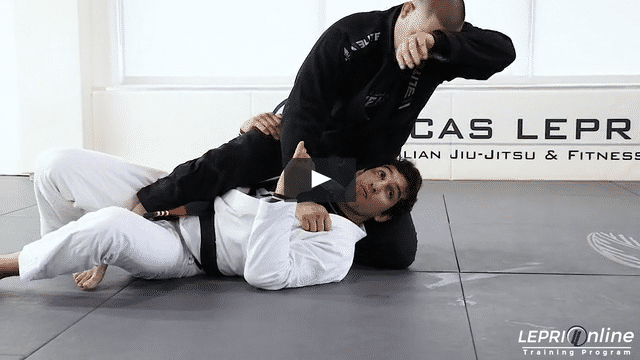De La Riva to Knee Cut Pass Defense to Deep Half Guard to Clock Choke