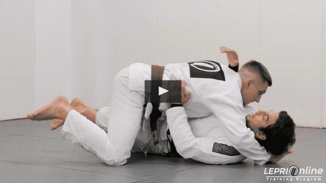 Half Guard Escape to Closed Guard