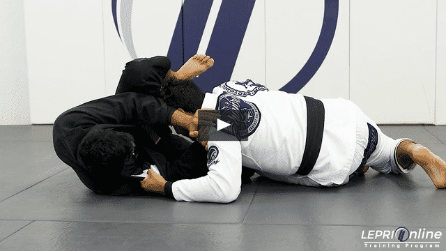 Long Step Pass when in Reverse De La Riva to Back Control to Armbar