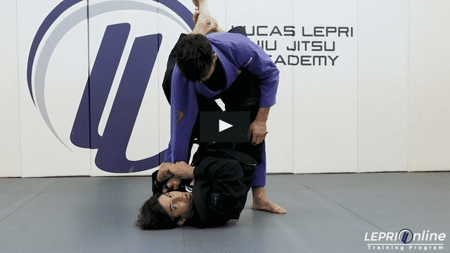 Guard Pull to X Guard Sweep Variation