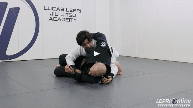Open Guard Pass Under Hooking the Leg Variation to Back Take