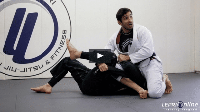 Open Guard with Lapel Grip Back Roll Sweep and Pass to Side Control