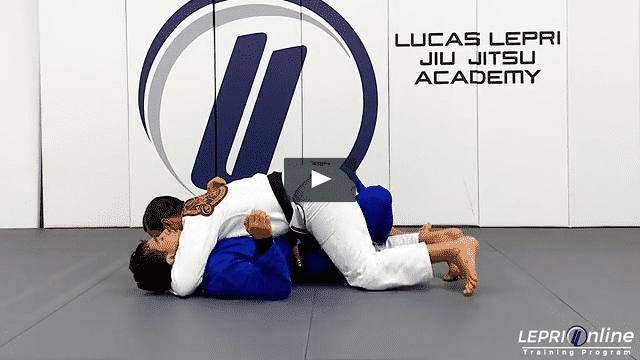 Half Guard Pass by Under Hooking Leg to Knee Cut Pass to Side Control