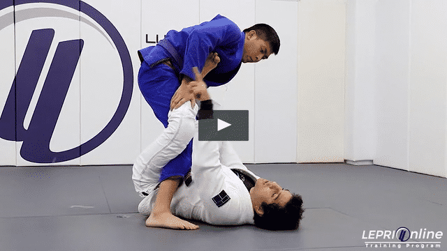 Half Lasso to De La Riva to One Leg X with Lapel Control to Sweep