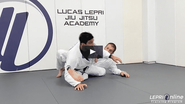 Closed Guard Sweep to Mount When Opponent Stands Up