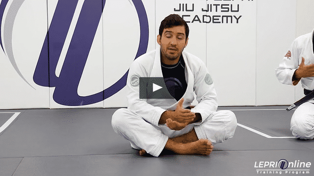 Spider Guard with Half Lasso to X Guard Sweep Attempt to One Leg X Guard Sweep