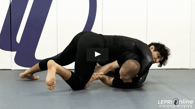 Jumping Guillotine Attempt to Arm Triangle Variation