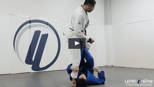 X Guard Escape to Knee On Belly