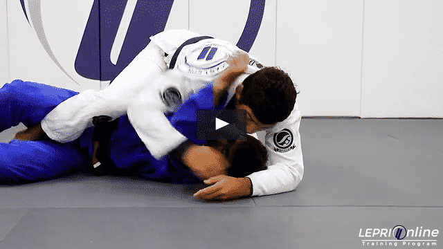 Reverse Armbar When in Deep Half Guard