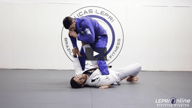 Spider Guard and one leg X-Guard Sweep Pushing the Knee of an Opponent