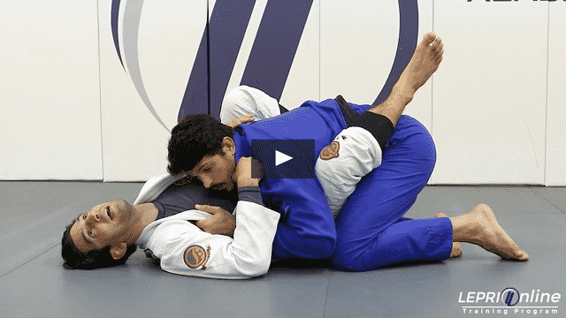 Closed Guard to Triangle Variation While Controlling the Belt