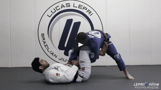 De La Riva and Lasso Guard Sweep to Knee on Belly