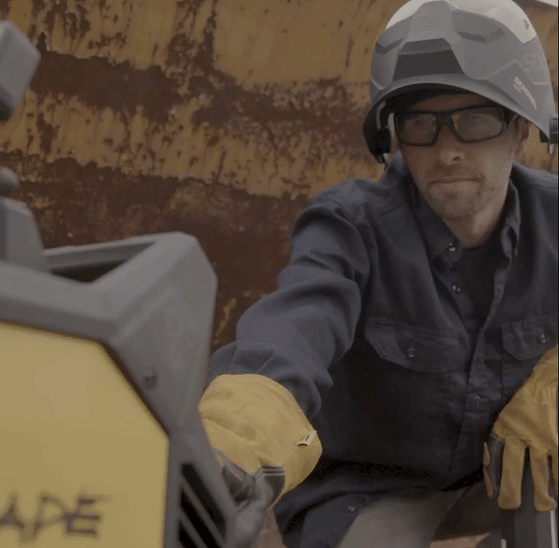 Welder using Renegade Volt.