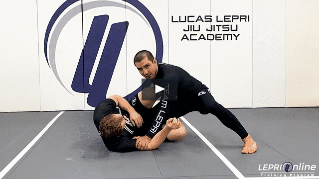 Guard Pass Using the Knee Cut when Opponent Defends with Knee Shield or Reverse De La Riva to Side Control or Back Take