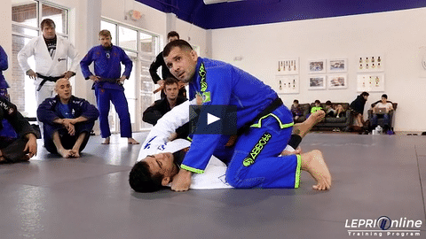 Knee Cut Pass Variation to Side Control when Opponent Defends