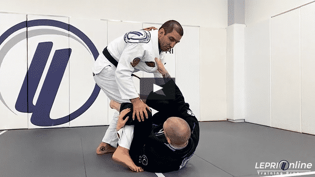 De La Riva Guard Pass Variation When Opponent Under Hooks the Leg to 50/50 Escape