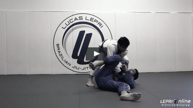 De La Riva Guard to Single Leg Sweep and Pass