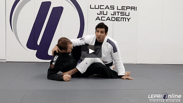 Closed Guard Pull to Ankle Hold Sweep to Mount