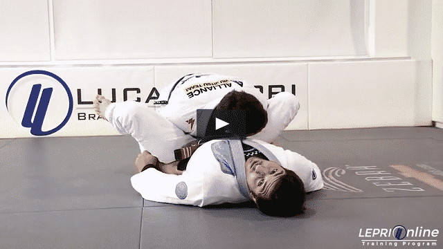 Double Under Transition to Spider Guard Sweep to Mount Position