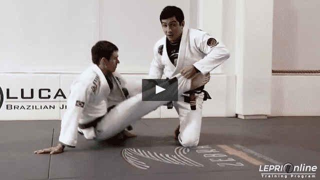 Open Guard to Tripod Sweep to Knee Cut Pass