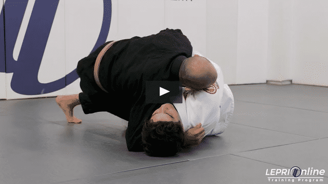 Sweep from Reverse Half Guard to Back Take